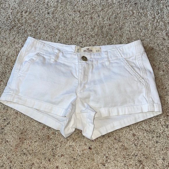 Hollister Shorts Hollister White Shorts Poshmark